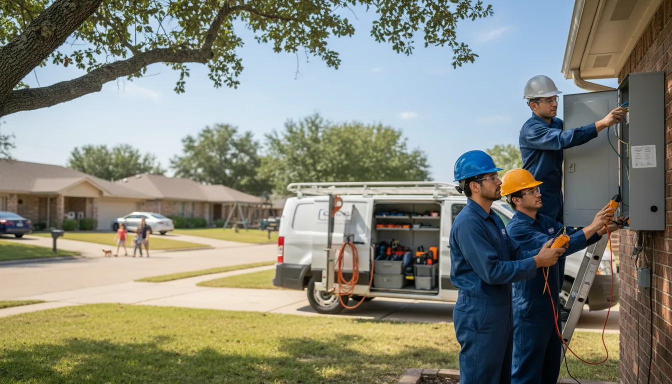 Certified electrician providing emergency electrical services in Martinsville, IN